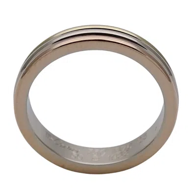 Pre-owned Cartier Trinity Pink White Yellow Band Ring () In Multi