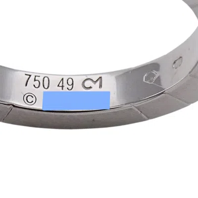 Pre-owned Cartier White Gold White Gold (18k) Band Ring ()