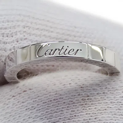 Pre-owned Cartier White Gold White Gold (18k) Band Ring ()