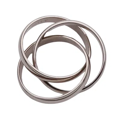 Pre-owned Cartier White Gold White Gold (18k) Band Ring ()