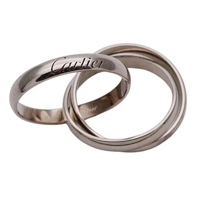 Pre-owned Cartier White Gold White Gold (18k) Band Ring ()