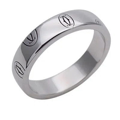 Pre-owned Cartier White Gold White Gold (18k) Band Ring ()
