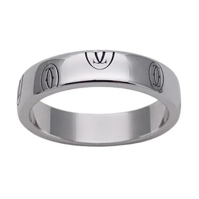 Pre-owned Cartier White Gold White Gold (18k) Band Ring ()
