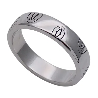 Pre-owned Cartier White Gold White Gold (18k) Band Ring ()