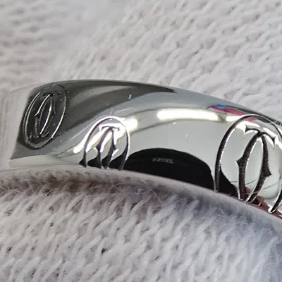Pre-owned Cartier White Gold White Gold (18k) Band Ring ()