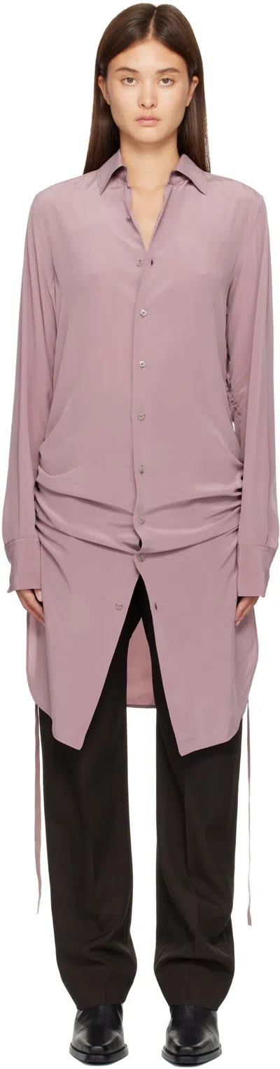 Ann Demeulemeester Purple Sandrina High Comfort Shirt In Multi