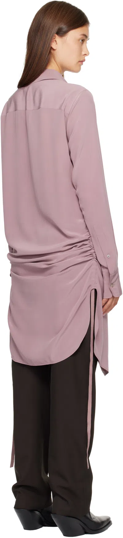 Ann Demeulemeester Purple Sandrina High Comfort Shirt In Multi