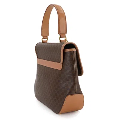 Pre-owned Celine Brown Pvc Leather Handbag Shoulder Bag ()