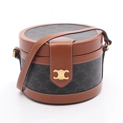 Pre-owned Celine Brown Pvc Leather Shoulder Bag ()