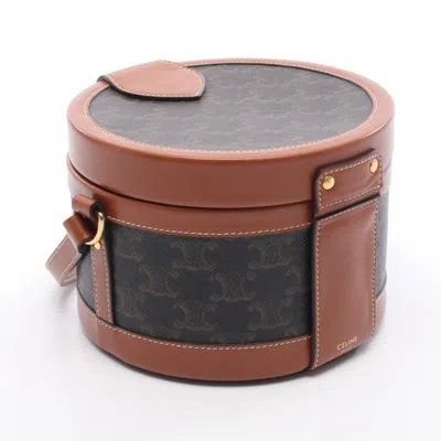 Pre-owned Celine Brown Pvc Leather Shoulder Bag ()