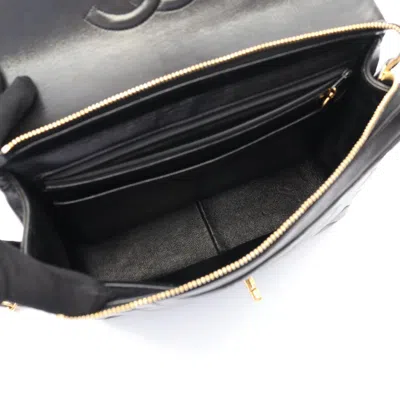 Pre-owned Chanel Black Leather Backpack ()