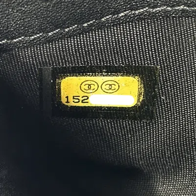 Pre-owned Chanel Black Leather Long Wallet (bi-fold) ()