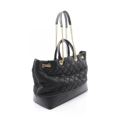 Pre-owned Chanel Black Leather Tote Bag ()