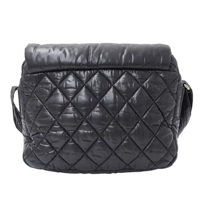 Pre-owned Chanel Black Nylon Shoulder Bag ()