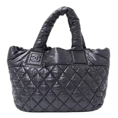 Pre-owned Chanel Black Nylon Tote Bag ()