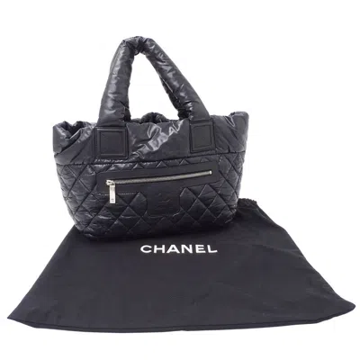 Pre-owned Chanel Black Nylon Tote Bag ()