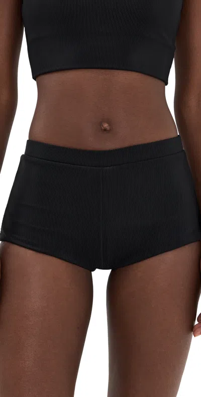 Beach Riot Nyx Bottoms Black In Black