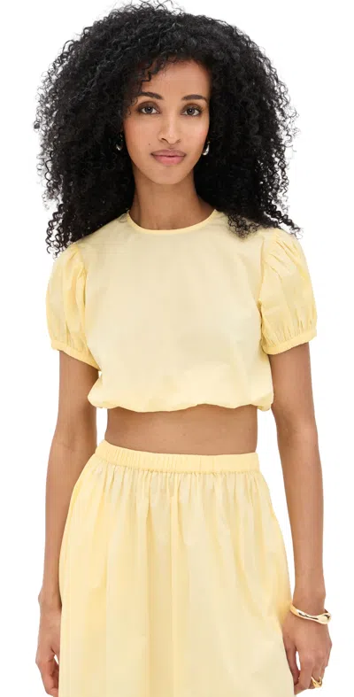 Playa Lucila Crew Top Butter Yellow In Yellow