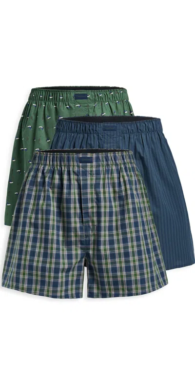 Tommy John Woven Boxer 3 Pack Grenner Pastures Sitting Ducks In Multi