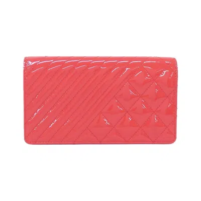 Pre-owned Chanel Pink Long Wallet (bi-fold) ()