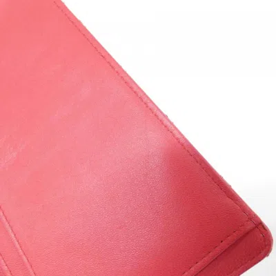 Pre-owned Chanel Pink Long Wallet (bi-fold) ()