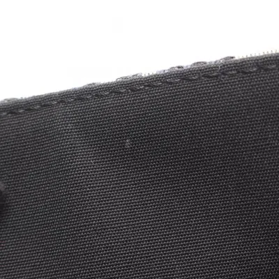 Pre-owned Dior Christian  Beige Black Blue Canvas Leather Shoulder Bag ()