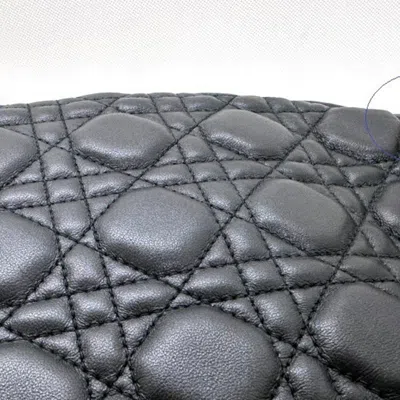 Pre-owned Dior Christian  Black Leather Backpack ()