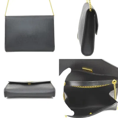 Pre-owned Dior Christian  Black Leather Shoulder Bag ()