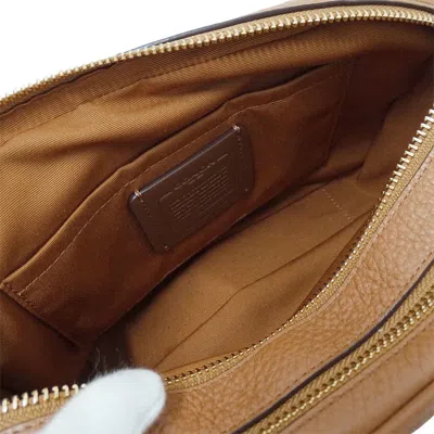 Pre-owned Coach Brown Leather Shoulder Bag ()