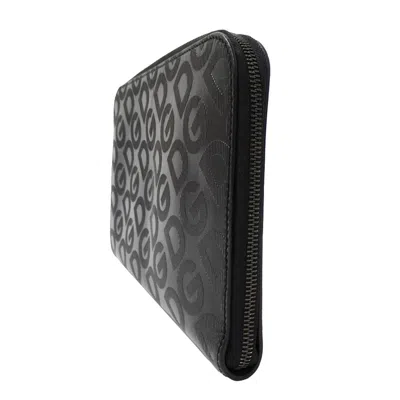 Pre-owned Dolce & Gabbana Black Leather Clutch Bag ()