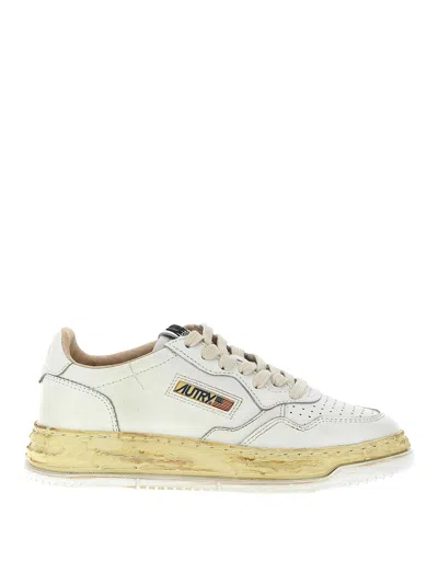 Autry X Mihara Yasuhiro Medalist Super Vintage Sneakers In White