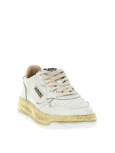Autry X Mihara Yasuhiro Medalist Super Vintage Sneakers In White