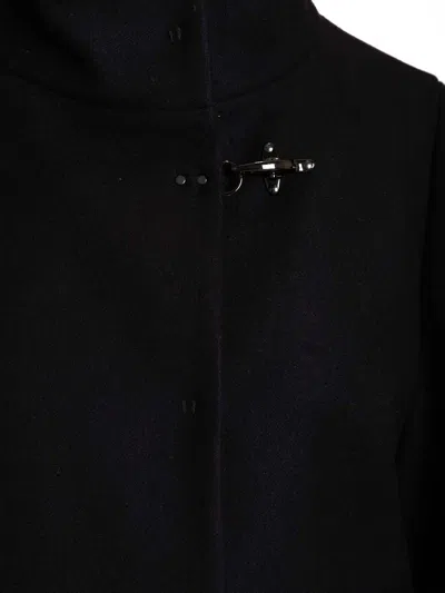 Fay Lined Cape With Hook In Black