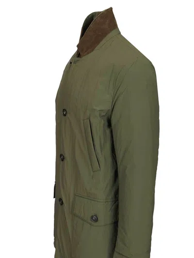 Fay Men Jacket Made Of Nylon Poplin In Green