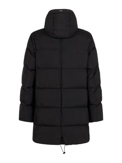 Herno Legend Man Puffer Midnight Blue Size 34 Polyamide In Black