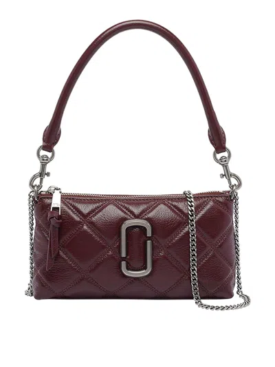 Marc Jacobs The Quilted Snapshot Convertible Shoulder Bag In Red