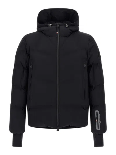 Moncler Grenoble Black Stretch Nylon Angren Down Jacket In Black