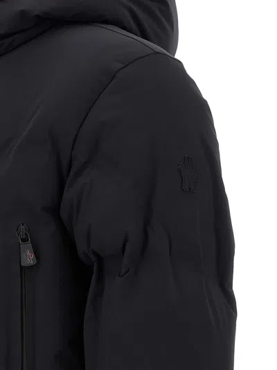 Moncler Grenoble Black Stretch Nylon Angren Down Jacket In Black