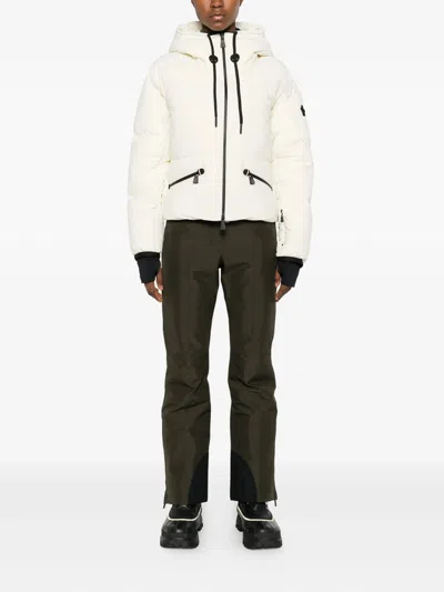 Moncler Grenoble Ski Jacket Allesaz With Hood In Nude