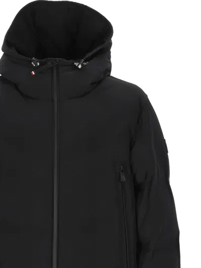 Moncler Grenoble Black Stretch Nylon Angren Down Jacket In Black