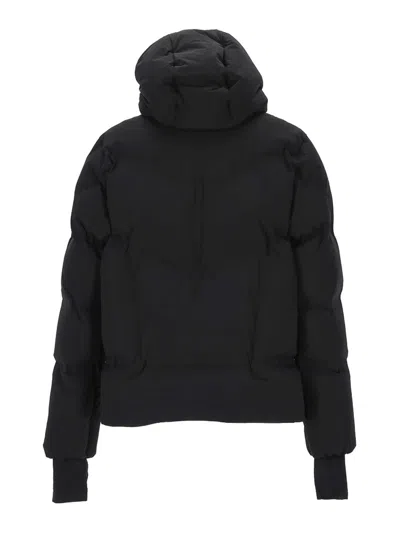 Moncler Grenoble Black Stretch Nylon Angren Down Jacket In Black