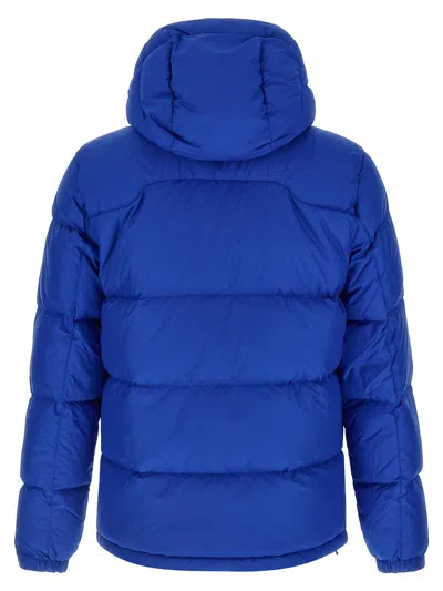 Polo Ralph Lauren Blue Polyester Down Jacket In Blue
