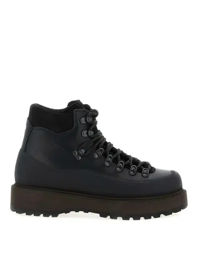 Diemme Roccia Vet Two Gum Ankle Boots In Black