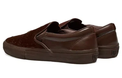 Vans Engineered Garments X  Unisex Classic Slip-on Low-top Sneakers Brown