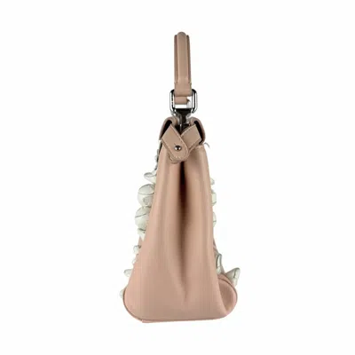 Pre-owned Fendi Pink Leather Handbag Shoulder Bag ()