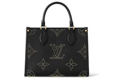 Pre-owned Louis Vuitton (wmns)  Onthego Pm Monogram Empreinte Tote Bag 'black'