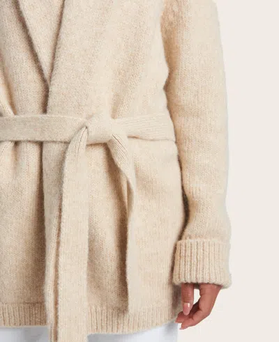 Kenneth Cole Site Exclusive! Shawl Collar Cardigan In Oatmeal