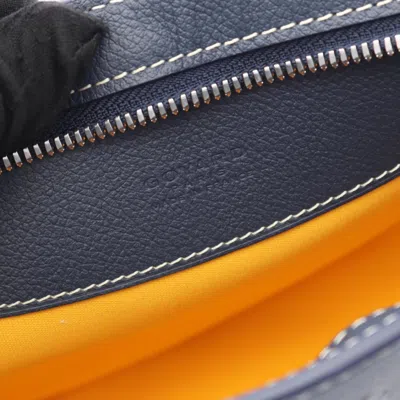Pre-owned Goyard Navy Pvc Leather Shoulder Bag () In Blue