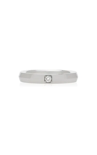 Swarovski Eternity Collection 14k White Gold Band Ring With Laboratory Grown Diamonds In Silver