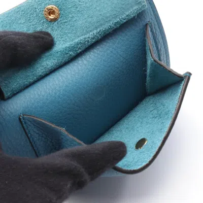 Pre-owned Gucci Blue Leather Wallet (bi-fold) ()